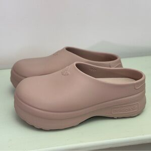 New women’s Adidas Adifom Stan Smith Mule Clog Shoes Beige Size 9-10 No Box